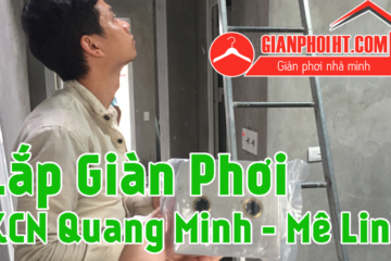 Lắp giàn phơi thông minh tại KCN Quang Minh – Mê Linh