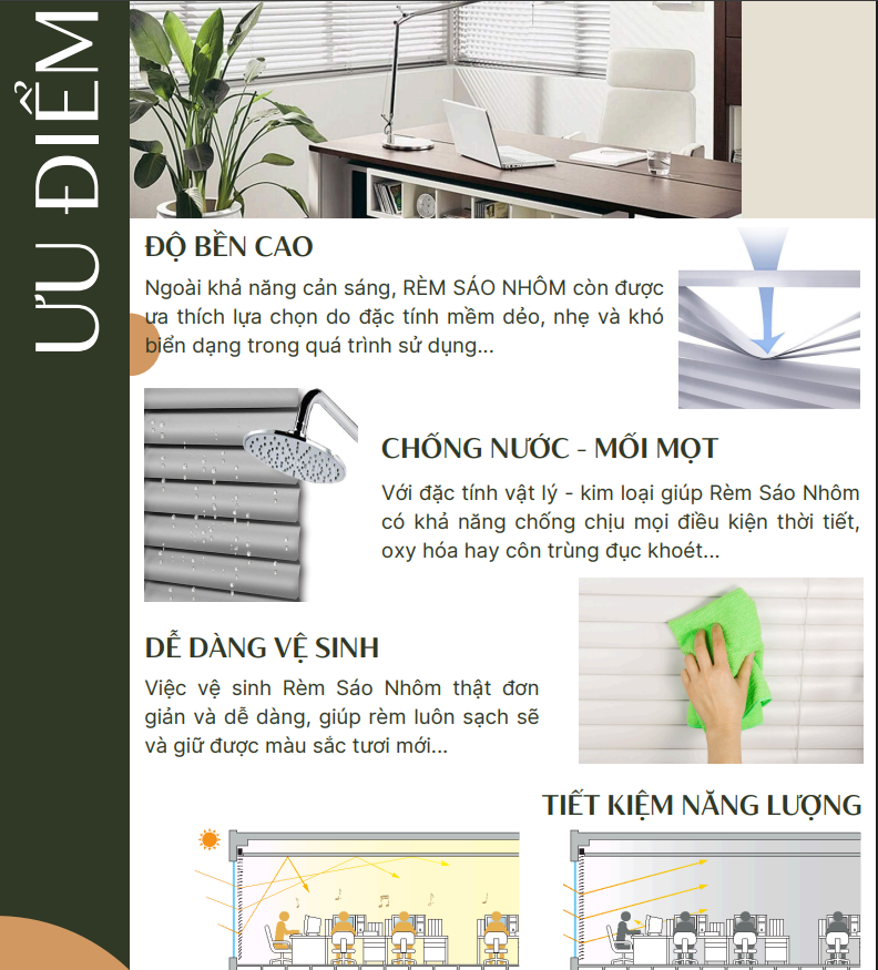 rèm sáo nhôm